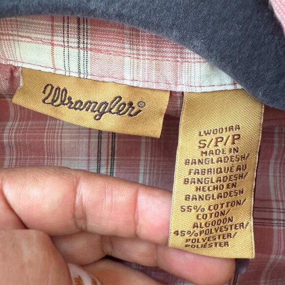 SOLD****Cowboy Core Wranglers Pearl Snap Blouse****SOLD - Picture 7 of 11